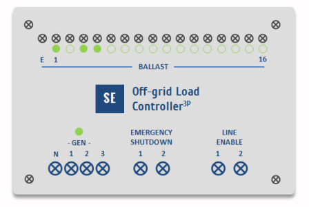 Off-grid hydro load controller